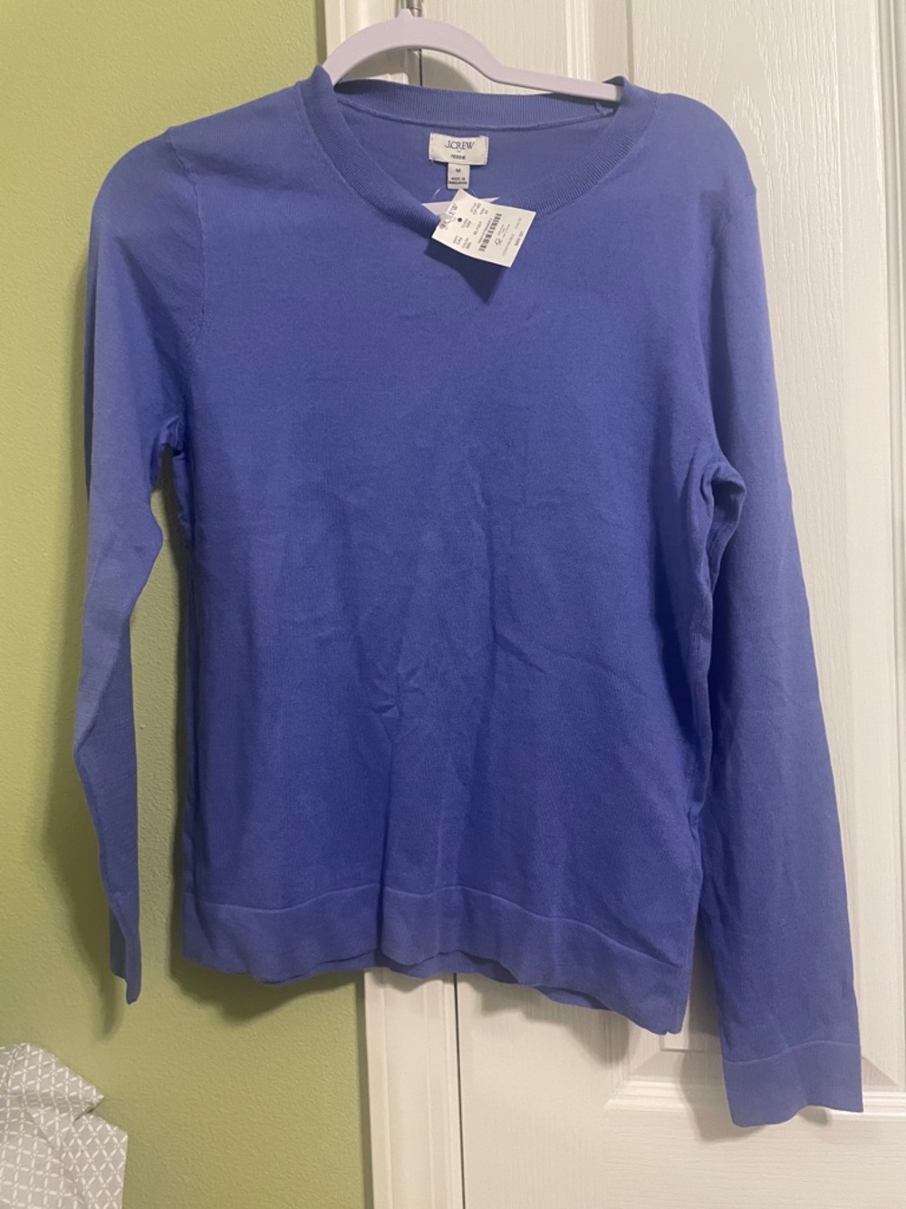 J. Crew Periwinkle Crewneck Lightweight Sweater